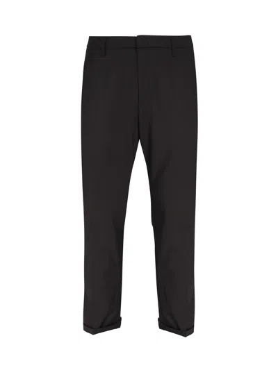 Dondup Straight Trousers Trousers In Nero