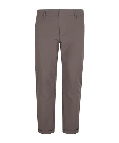 Dondup Straight-leg Casual Pants In Gray