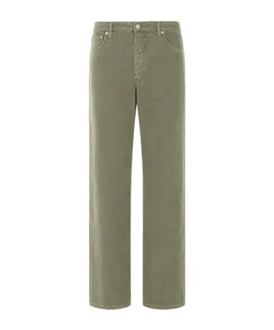 Dondup Straight-leg Casual Pants In Green