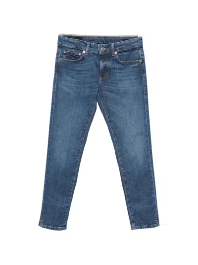 Dondup Strech Cotton Jeans In Blue