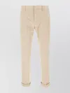 Dondup Stretch Cotton Chino Pants With Cuffed Hem