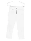 Dondup Stretch Cotton Jeans In White