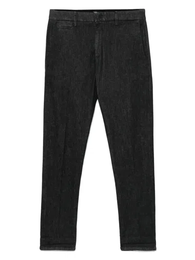DONDUP STRETCH-COTTON TROUSERS
