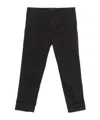 Dondup Stretch-cotton Trousers In Black