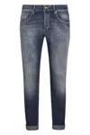 Dondup Stretch Skinny Jeans In Navy