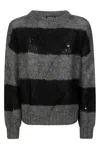 Dondup Horizontal Jersey In Gray