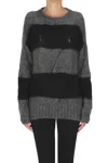 Dondup Horizontal Jersey In Gray