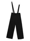 Dondup Suspender Trousers In Black
