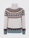 Dondup Chic Turtle Neck Knit Sweater In Brown