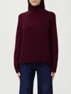 Dondup Burgundy Knit Sweater In Burgundy