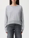 Dondup Sweater  Woman Color Grey In Gray