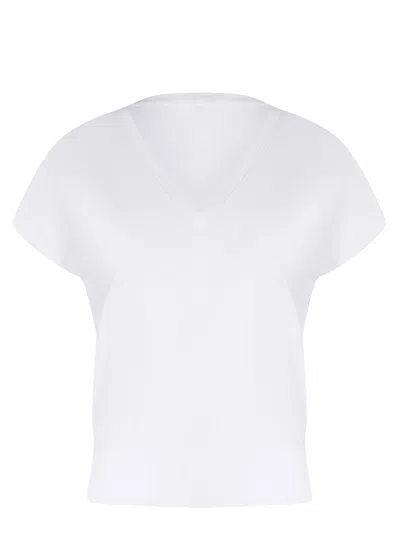Dondup V-neck Knitwear In White