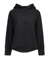 Dondup Cropped Cotton Sweatshirt In Black