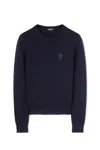 Dondup Sky Blue Knit Sweater In Blue