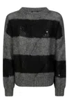 Dondup Horizontal Jersey In Grey