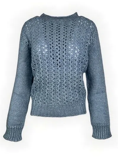 Dondup Sweaters Light Blue