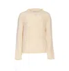 Dondup Textured Knit Turtle-neck Sweater In Neutral