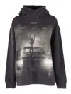 Dondup Printed Sweatshirt In Brown