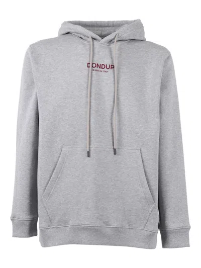 Dondup Cotton Sweatshirt In Gray