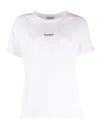 Dondup Crewneck Short Sleeves T-shirt In White