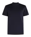 Dondup Mock-neck T-shirt In Black