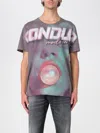 Dondup Man T-shirt Grey Size L Cotton