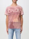 Dondup Rodri Cargo Trousers Featuring Adjustable Hem In Pink
