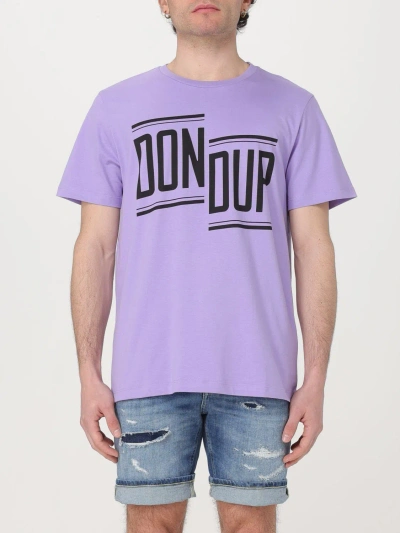 Dondup T恤  男士 颜色 紫色 In Violet