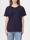 Dondup T-shirt  Woman Color Blue In Blue