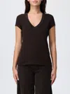 Dondup V-neck Top In Brown