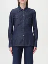 Dondup T-shirt  Woman Color Denim In Denim