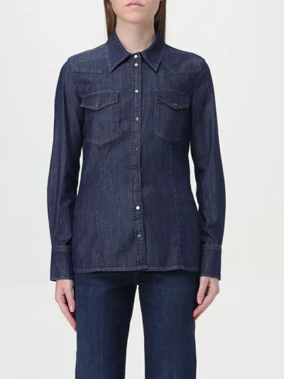 Dondup T-shirt  Woman Color Denim