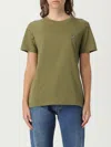 Dondup T-shirt Basic Con Logo  In Green