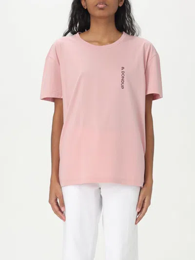 DONDUP T-SHIRT DONDUP WOMAN COLOR PINK,G69121010