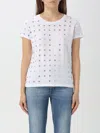 DONDUP T-SHIRT DONDUP WOMAN COLOR WHITE,G15793001