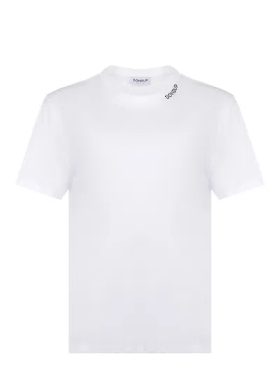 Dondup T Shirt Made Of Cotton. In White