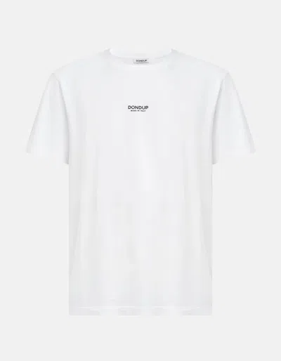 Dondup T-shirt Man  Us198 Jf0195u Du6 000 White