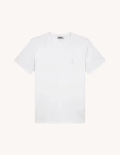 Dondup T-shirt Man  Us198 Jf0271u Fs6 000 In White