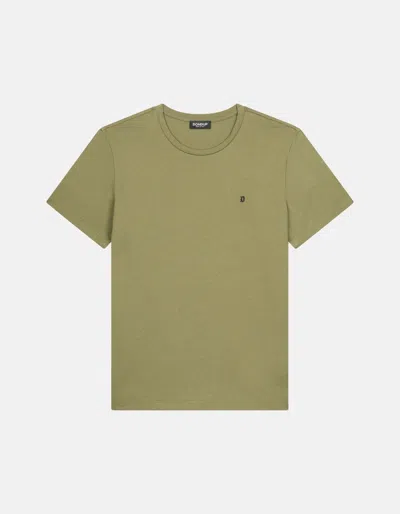 Dondup T-shirt Man  Us198 Jf0271u Zl4 Regular 633 In Green