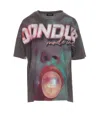 Dondup Crewneck Logo Print Graphic Top In Multi