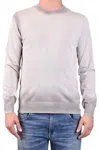 Dondup Crew Neck Long Sleeves Ribbed Cuffs In Multicolor