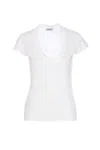 Dondup Woman Sweater White Size 8 Viscose, Polyester