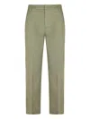 Dondup Tailored Chino Trousers In Green