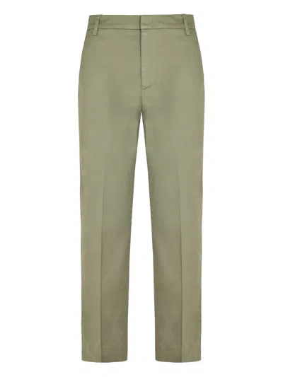 Dondup Tailored Chino Trousers In Green