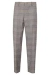 Dondup Tailored Pants With Micaela Check Pattern In Multi