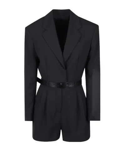 Dondup Tailored Short Jumpsuit In Black