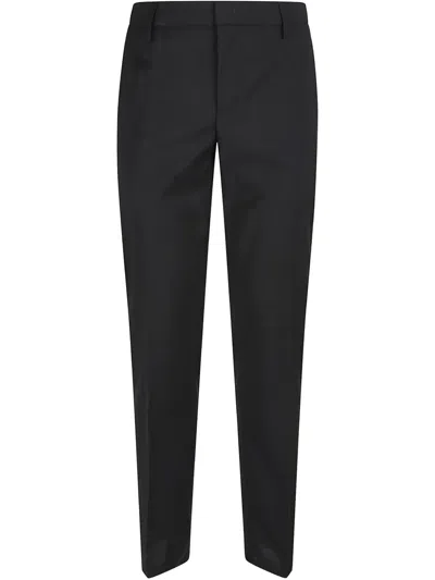 Dondup Tailored Slim-fit Trousers In Nero