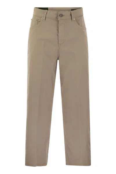 DONDUP DONDUP TAMI - 5-POCKET WIDE LEG TROUSERS