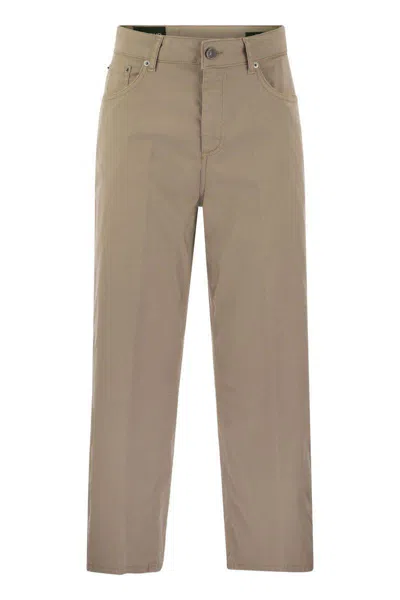 DONDUP DONDUP TAMI - 5-POCKET WIDE LEG TROUSERS