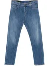 Dondup Tapered Jeans In Blue